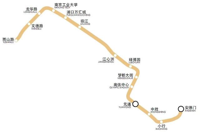 南京地铁10号线线路图(地铁10号线全线站名)(南京地铁10号线最新线路