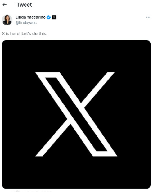官宣！推特Logo正式变更为X
